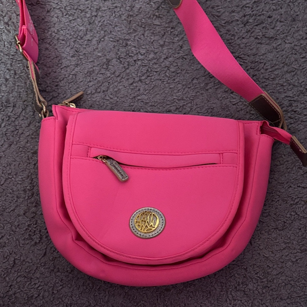 Lilly Pulitzer Vibrant Pink Crossbody Bag